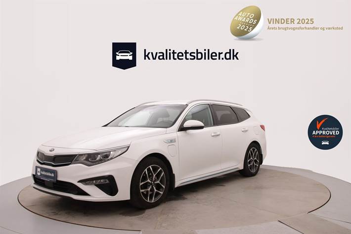 Hvid Kia Optima fra 2019