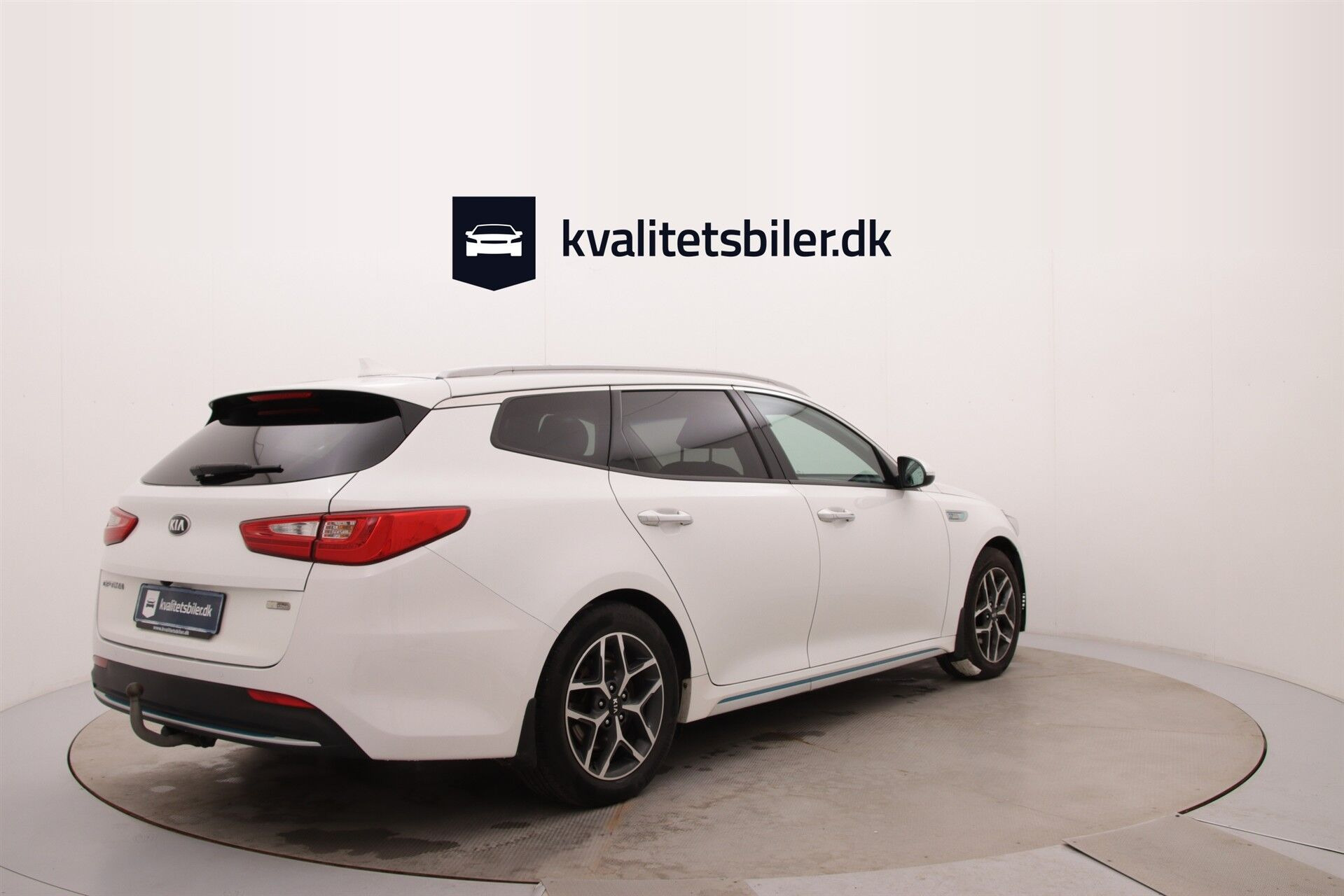 Hvid Kia Optima fra 2019