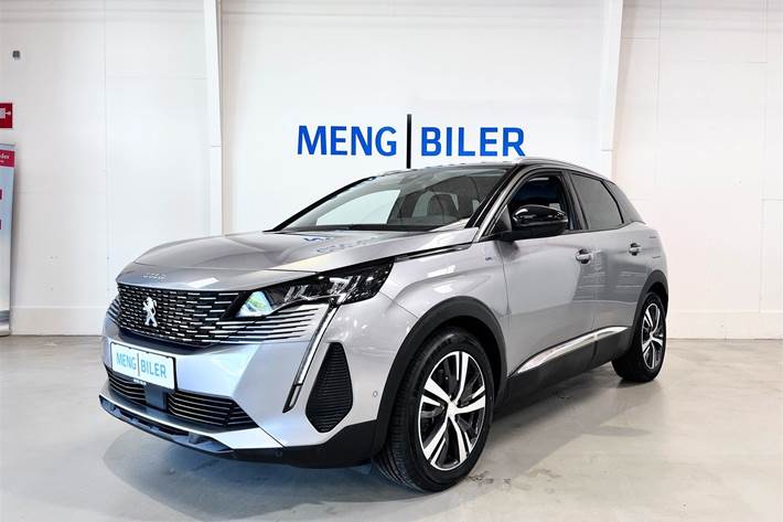 Grå Peugeot 3008 fra 2021