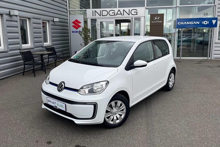Hvid VW e-up fra 2020 set udefra