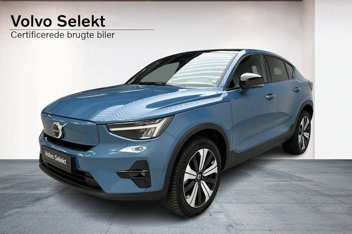 Blå Volvo C40 fra 2022