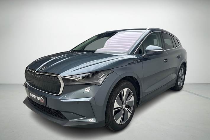 Grå Skoda Enyaq fra 2021