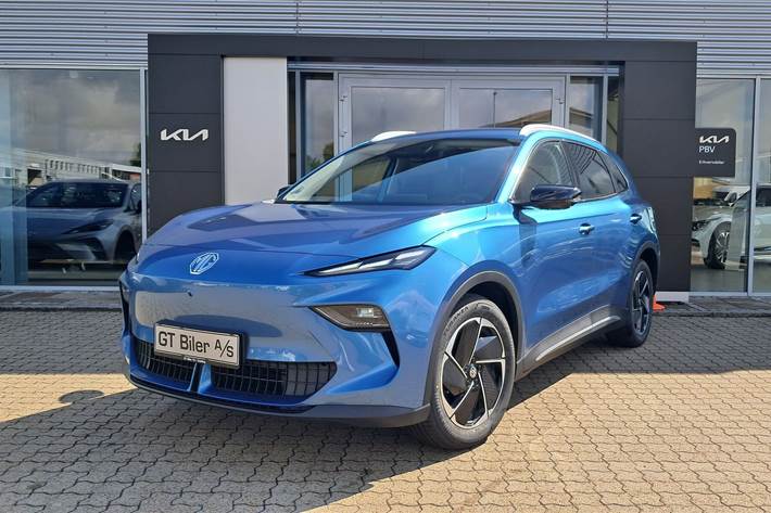 Blå MG MGS5 Electric fra 2025
