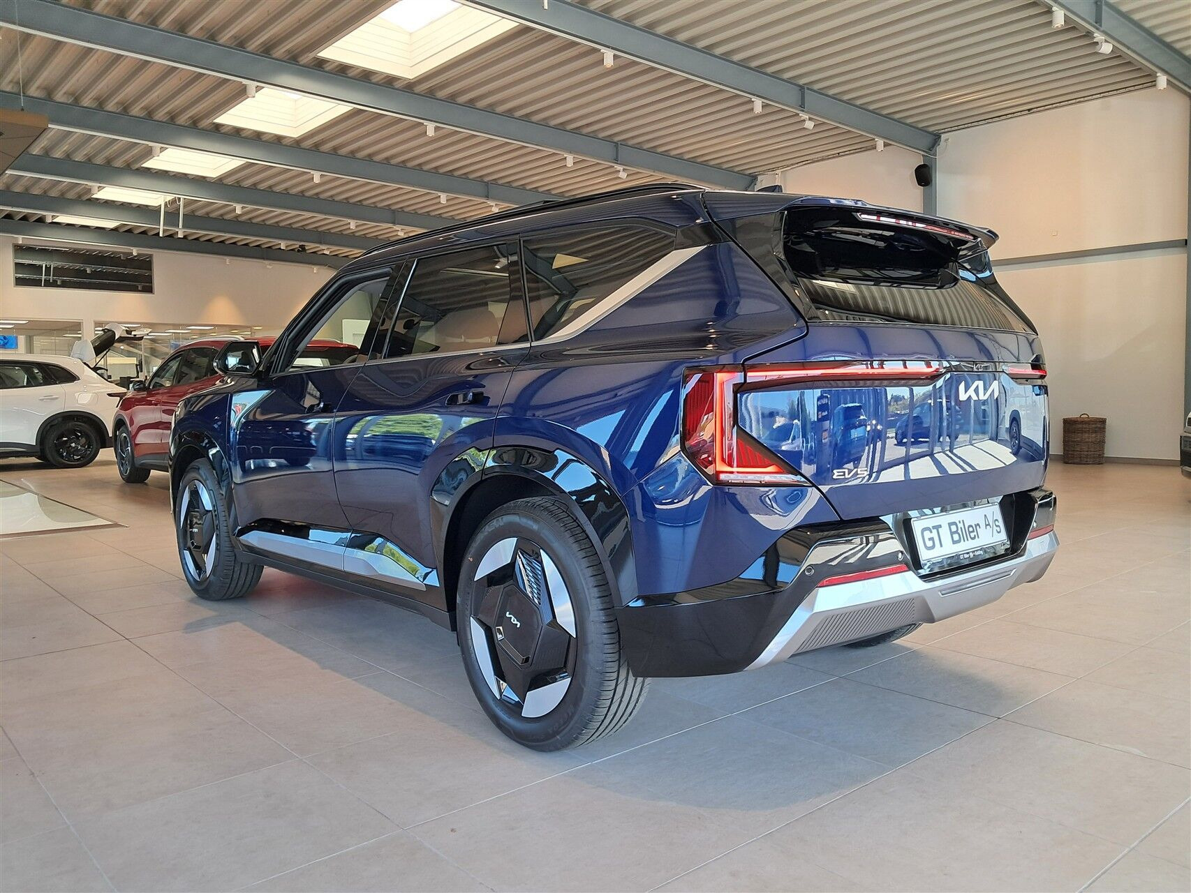 Blå Kia EV5 fra 2026