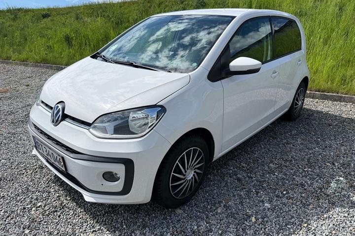 Hvid VW up fra 2017 set udefra