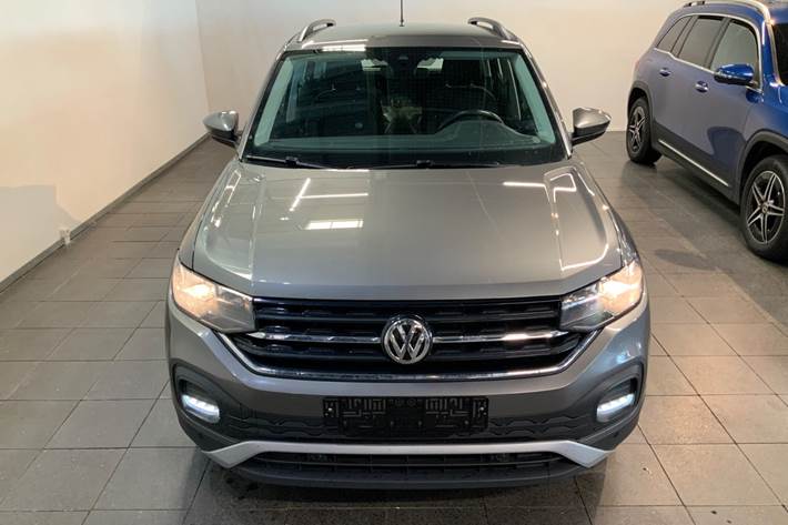 Grå VW T-Cross fra 2019