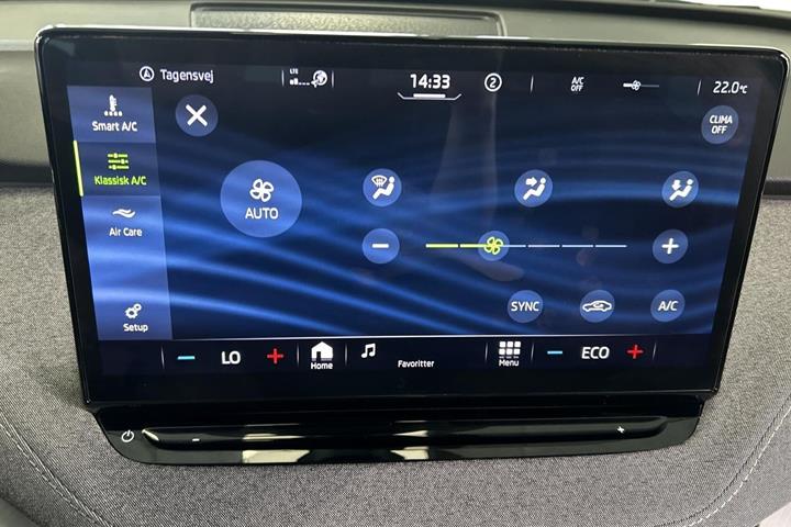 Sølv Skoda Enyaq fra 2023