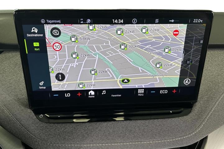 Sølv Skoda Enyaq fra 2023