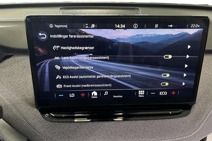 Sølv Skoda Enyaq fra 2023