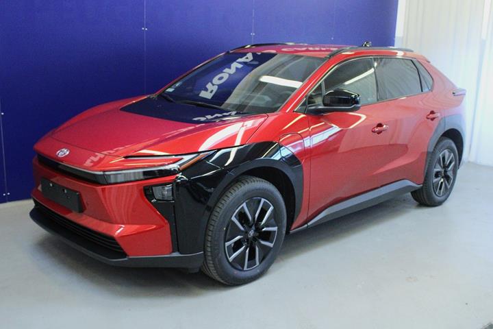 Rød Toyota BZ4X fra 2026