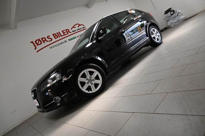 Sort Audi A3 fra 2011