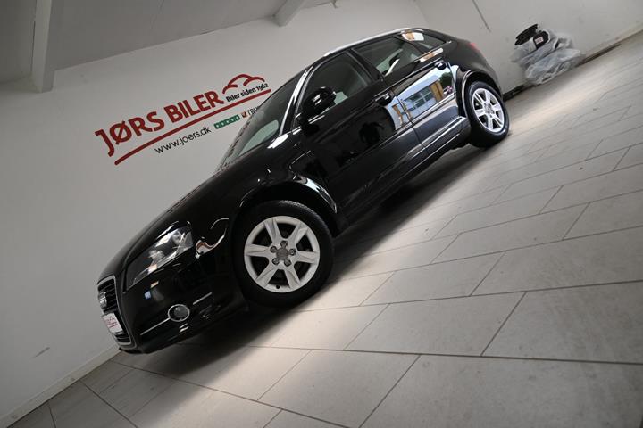 Sort Audi A3 fra 2011
