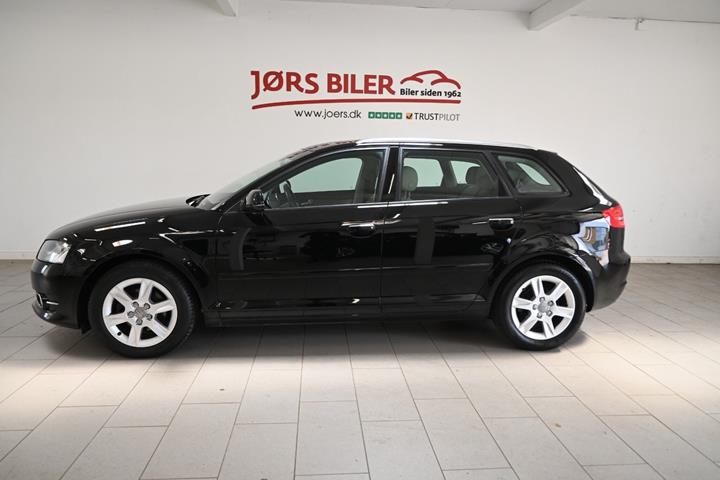 Sort Audi A3 fra 2011
