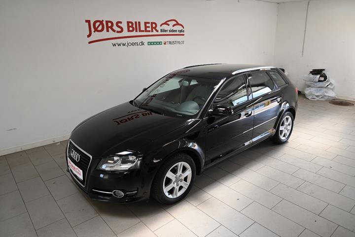 Sort Audi A3 fra 2011