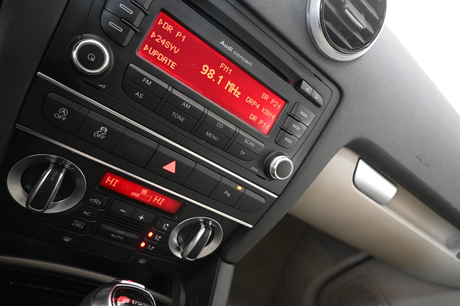 Sort Audi A3 fra 2011