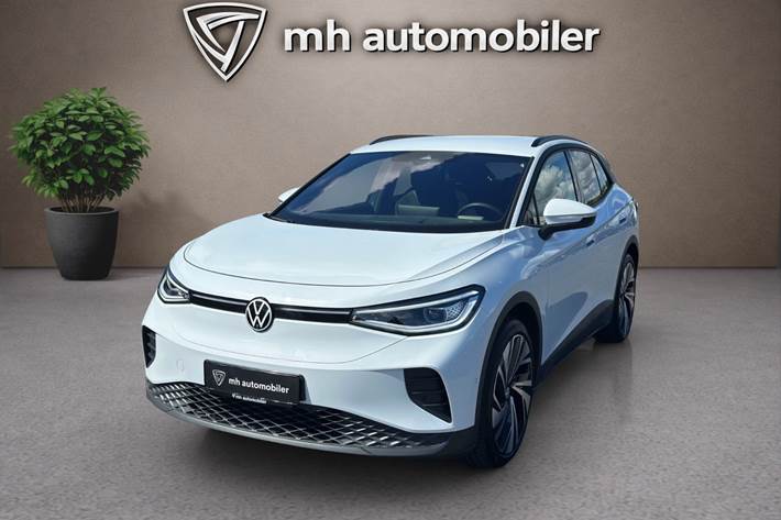 Hvid VW ID.4 fra 2025 set udefra