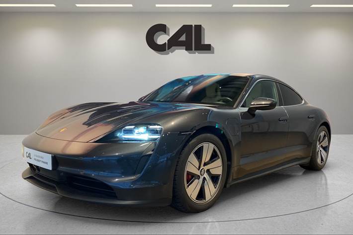 Grå Porsche Taycan fra 2020