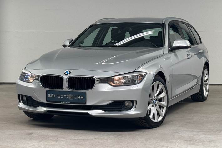 Sølv BMW 320d fra 2015