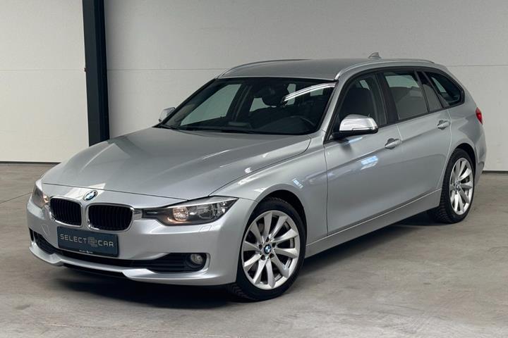 Sølv BMW 320d fra 2015