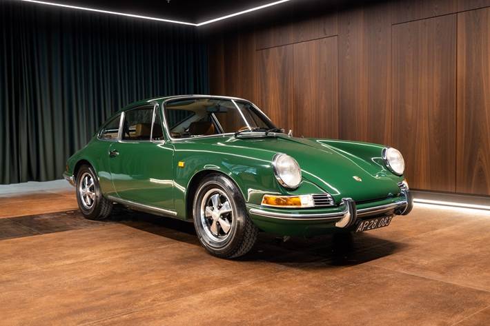 Grøn Porsche 912 fra 1968