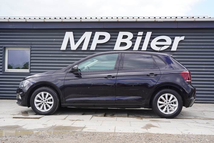 Sort VW Polo fra 2020