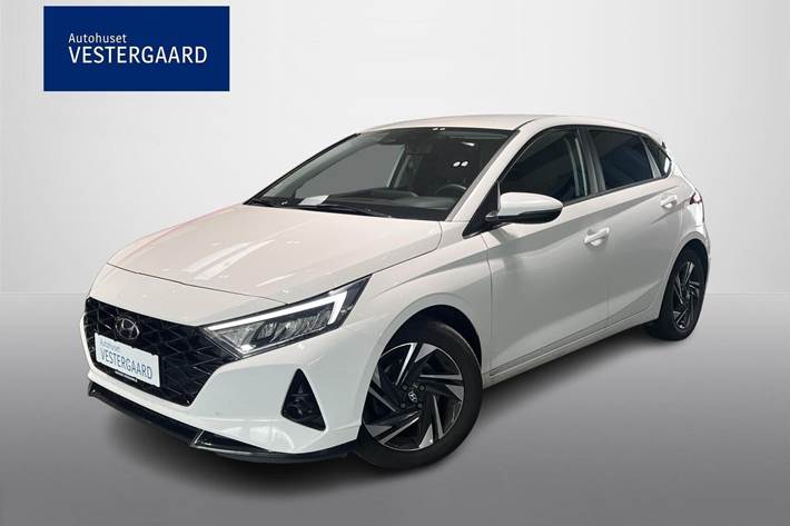 Hvid Hyundai i20 fra 2023