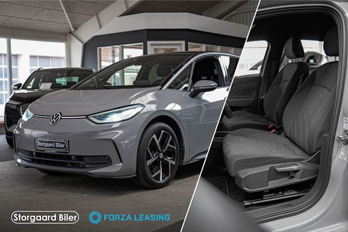 Grå VW ID.3 fra 2024