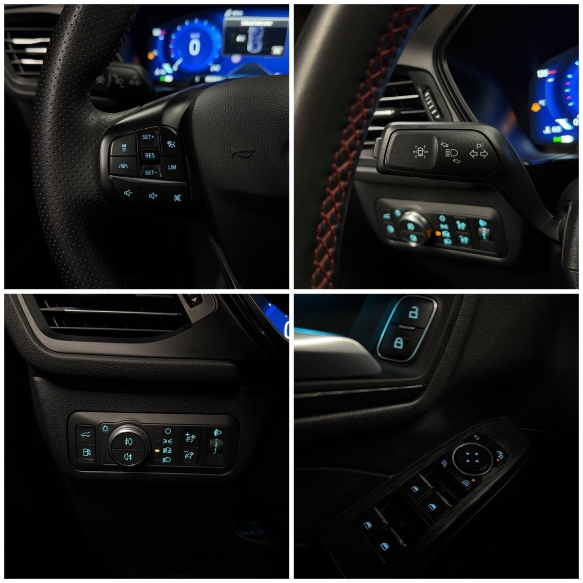 Hvid Ford Kuga fra 2021