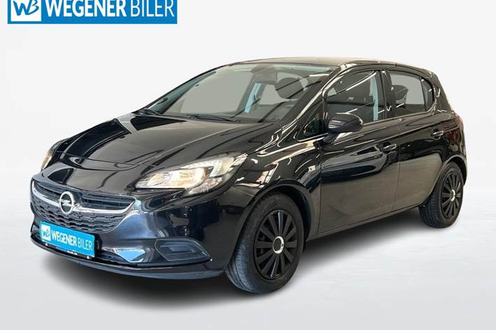 Sort Opel Corsa fra 2015