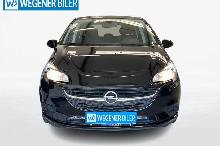 Sort Opel Corsa fra 2015