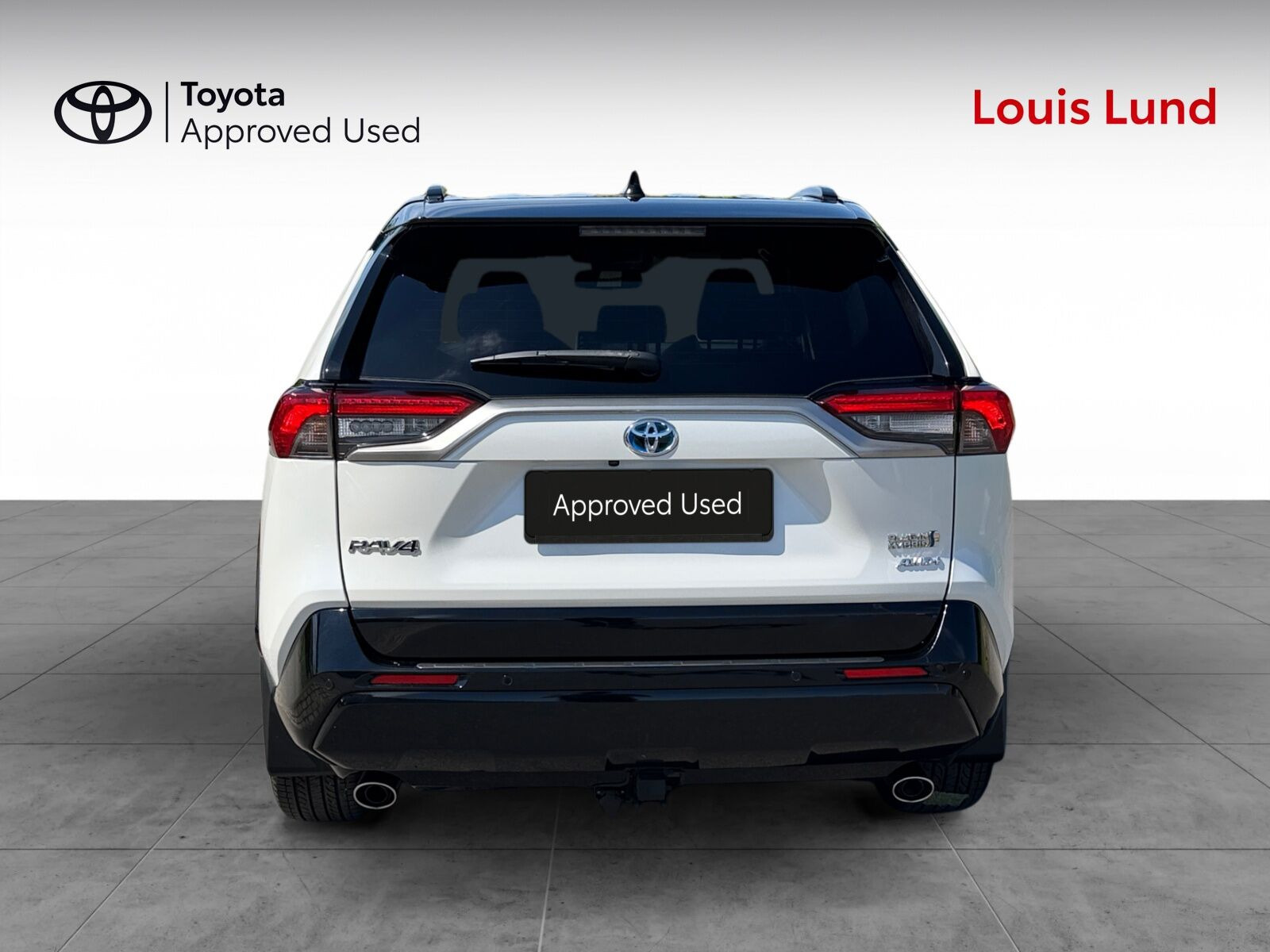 Hvid Toyota RAV4 Plug-in fra 2021