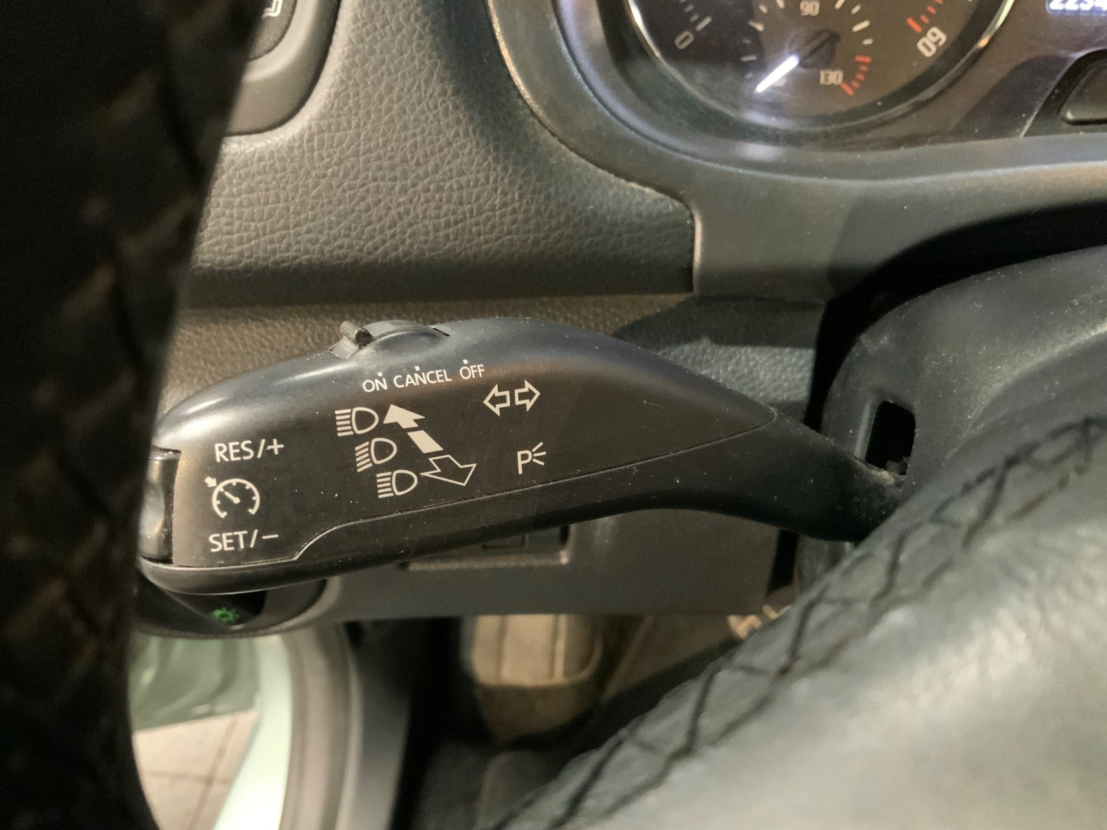 Grøn Skoda Fabia fra 2013