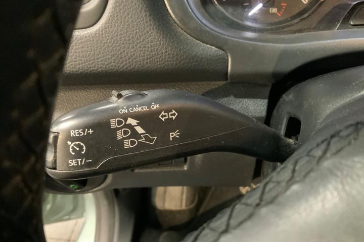 Grøn Skoda Fabia fra 2013