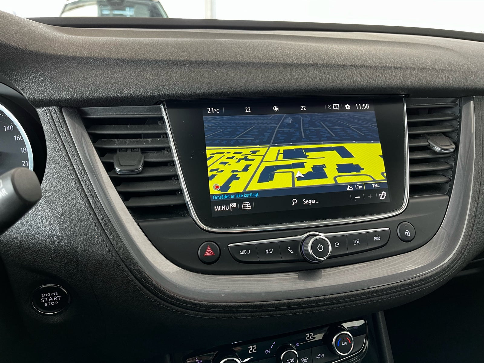 Sort Opel Grandland X fra 2021