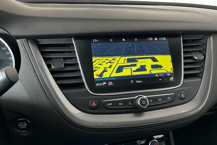 Sort Opel Grandland X fra 2021