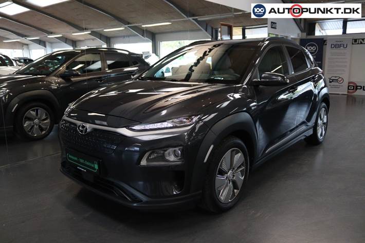 Grå Hyundai Kona fra 2020