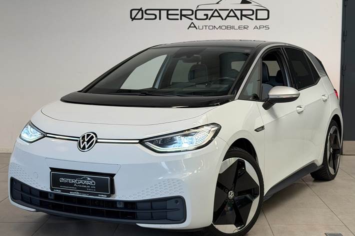 Hvid VW ID.3 fra 2020