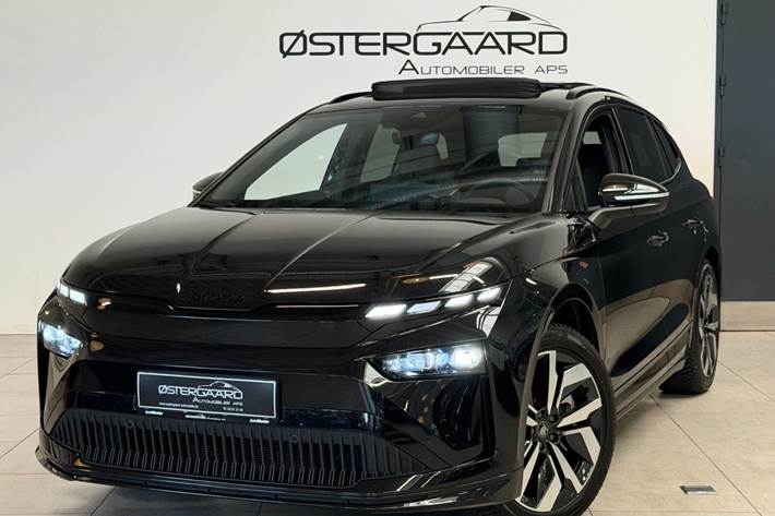 Sort Skoda Enyaq fra 2026