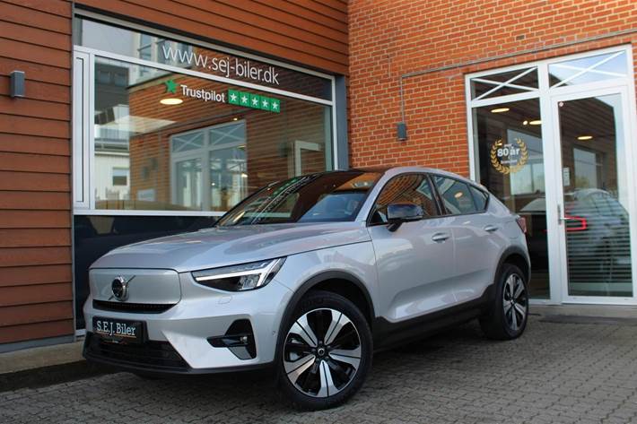 Sølv Volvo C40 fra 2023