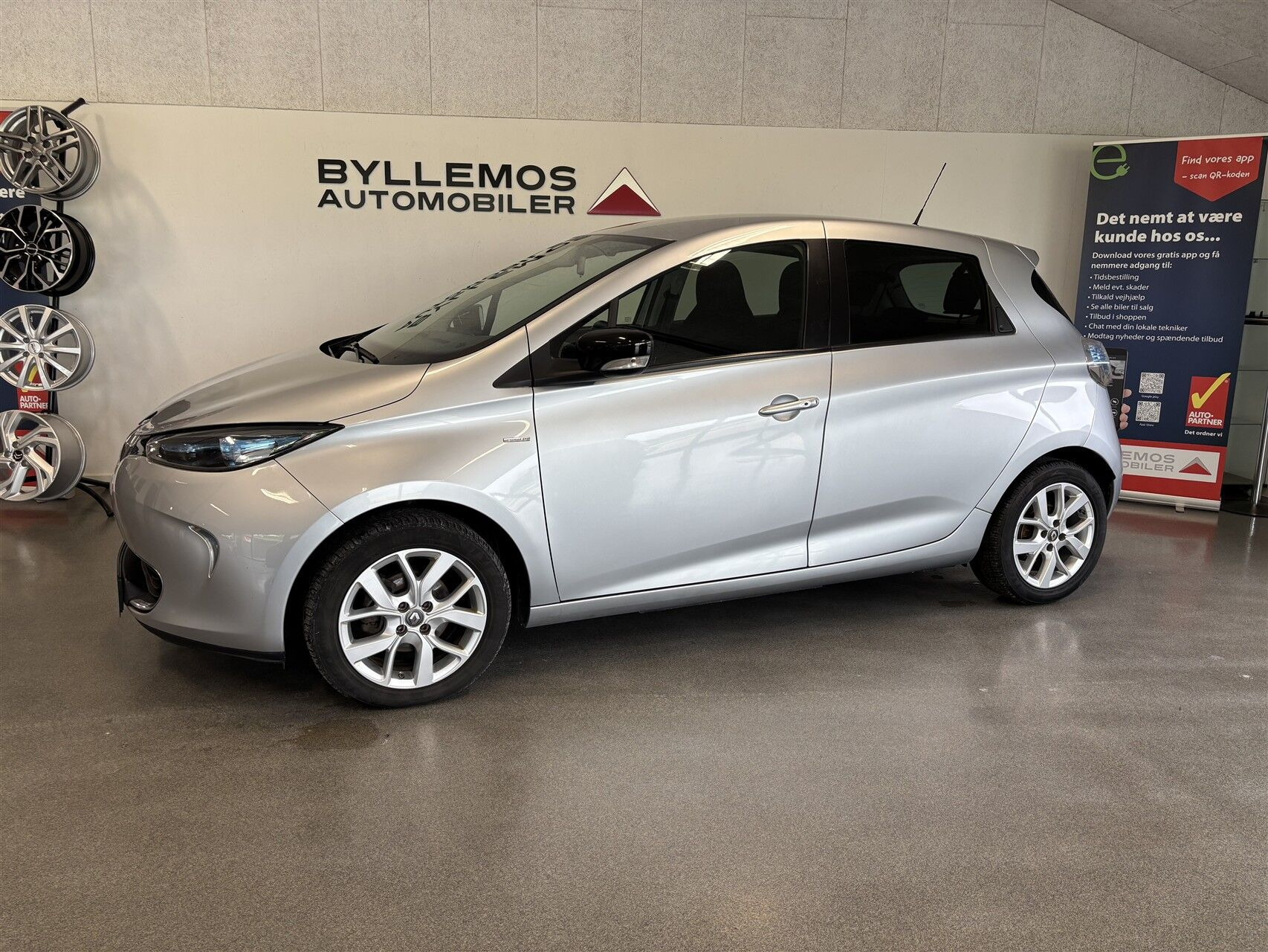 Sølv Renault Zoe fra 2019
