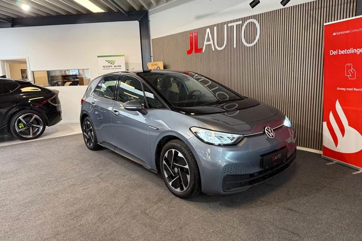 Blå VW ID.3 fra 2021