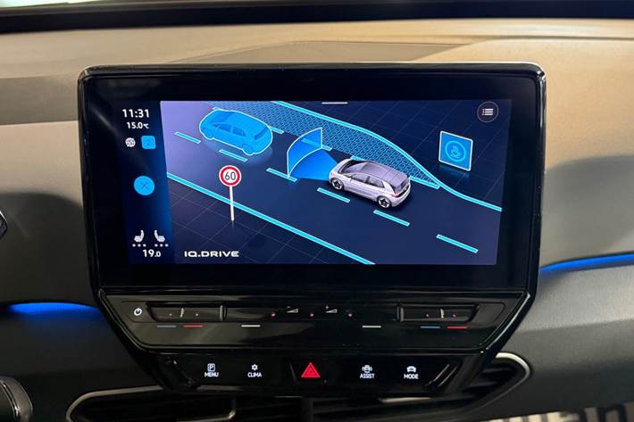 Blå VW ID.3 fra 2021