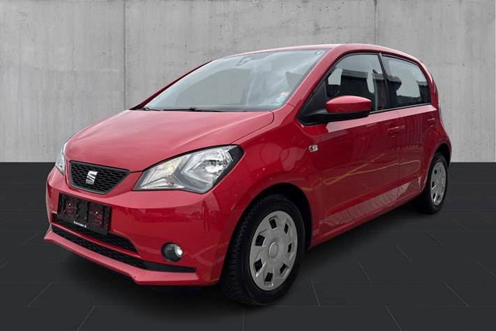Rød Seat Mii fra 2015