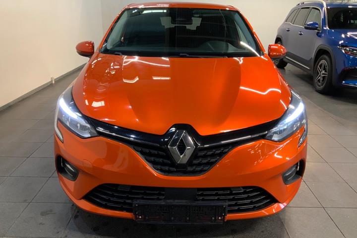 Orange Renault Clio V fra 2020