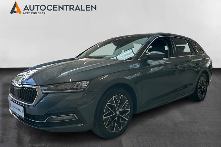 Grå Skoda Octavia fra 2021
