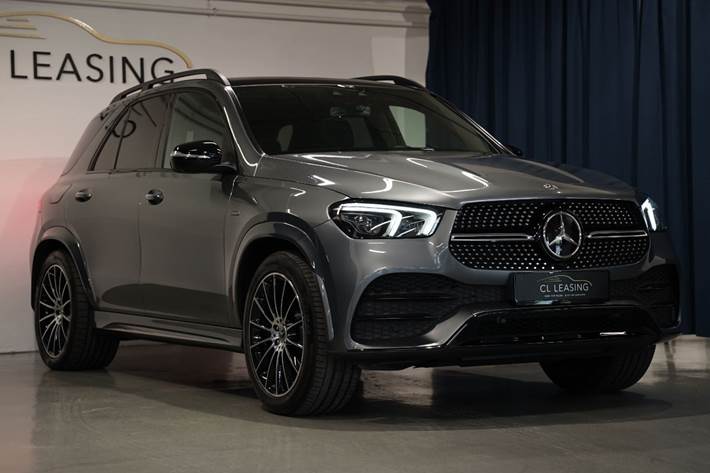 Grå Mercedes GLE350 de fra 2020