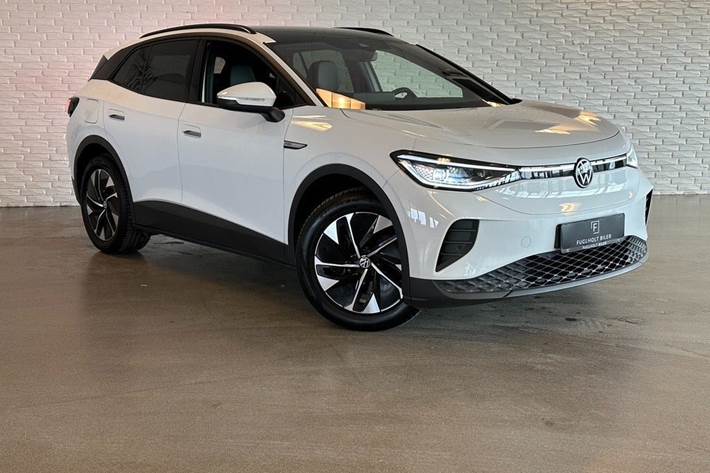 Hvid VW ID.4 fra 2022 set udefra