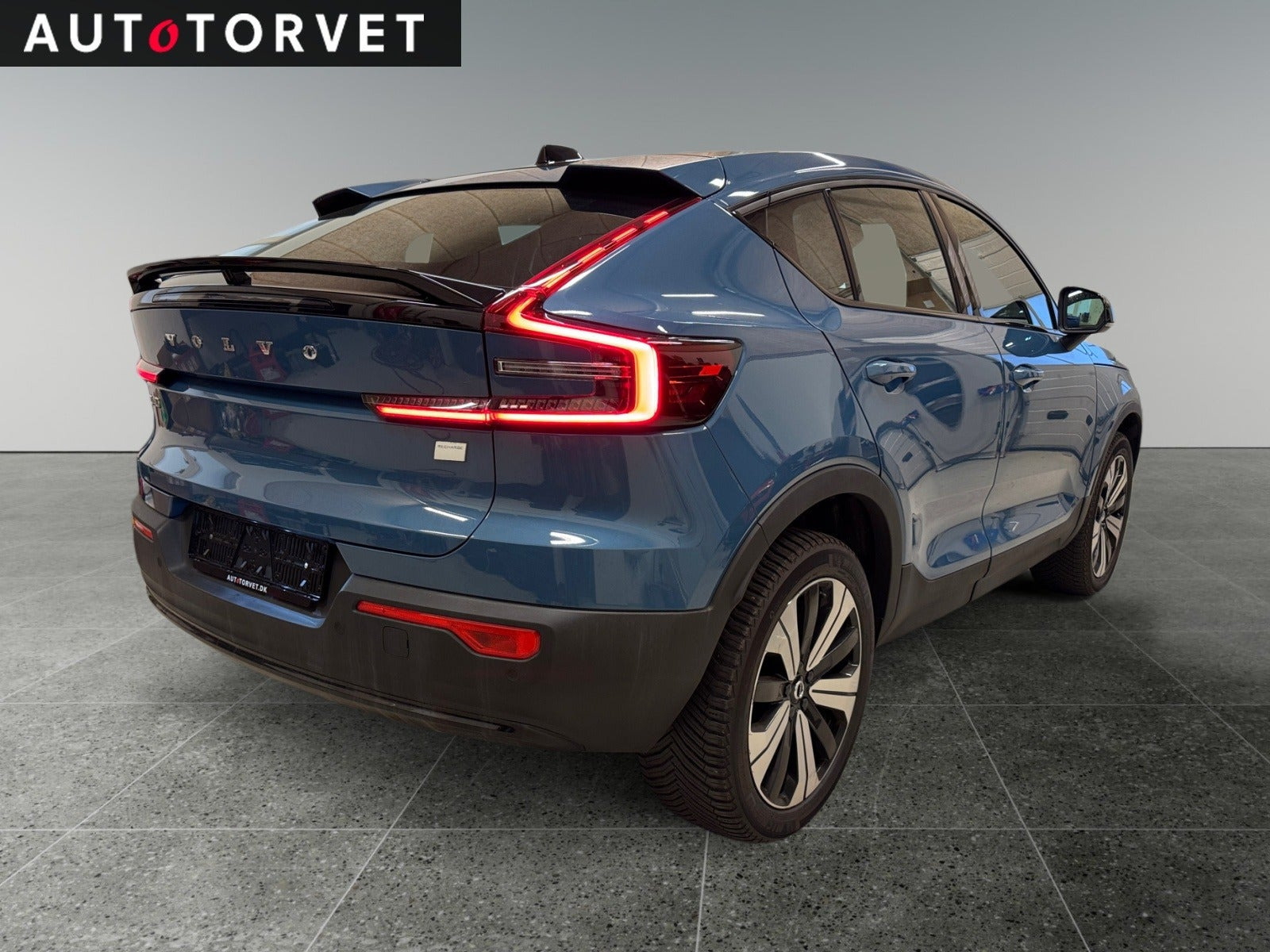 Blå Volvo C40 fra 2022