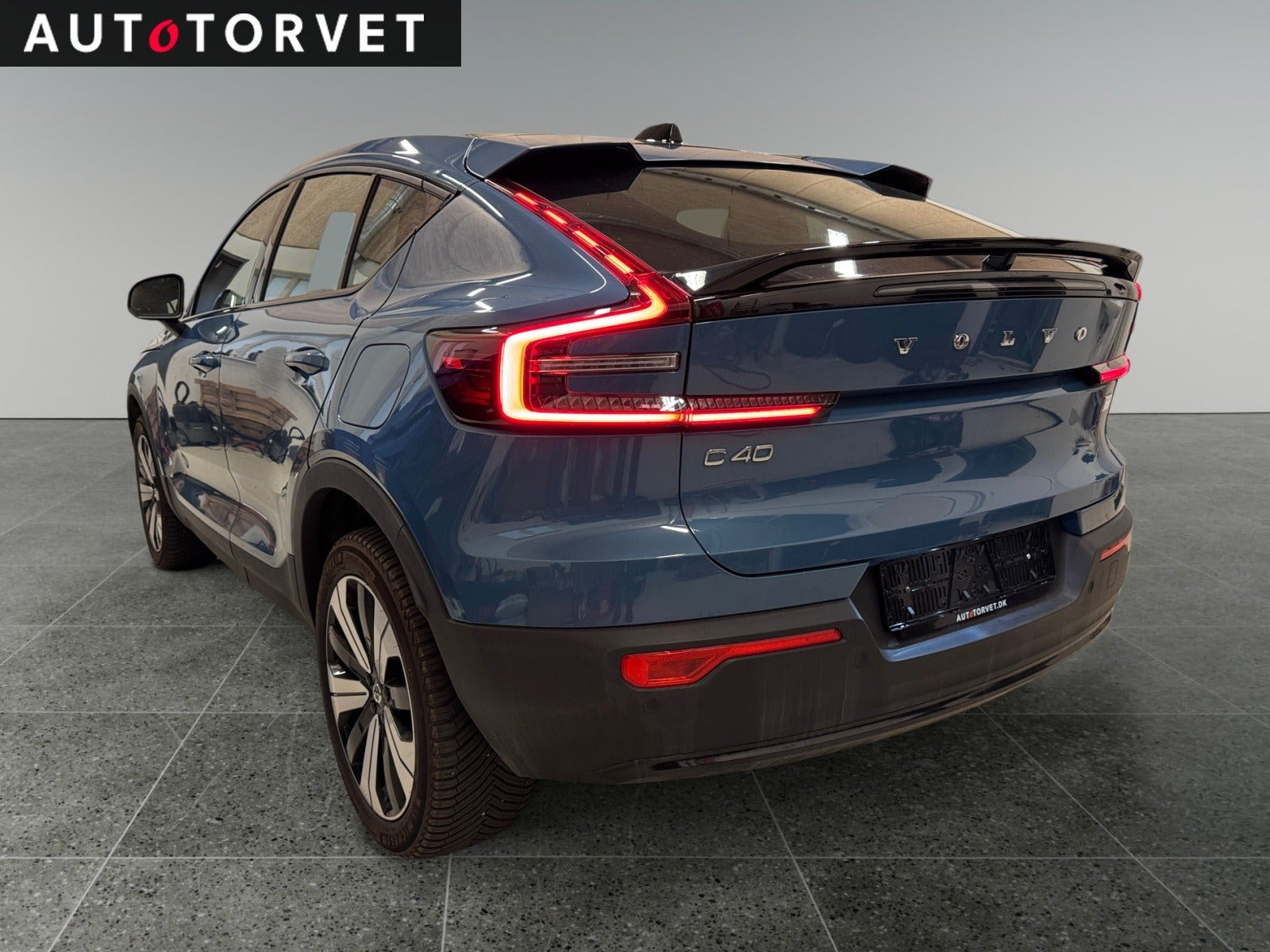 Blå Volvo C40 fra 2022
