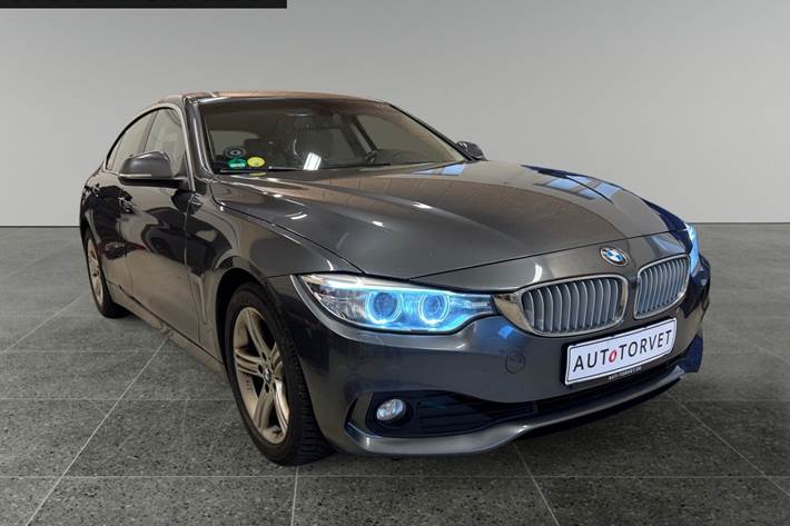 Grå BMW 430d fra 2017